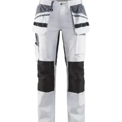 Blåkläder Naisten housut 7910 Stretch valkoinen/musta Discount