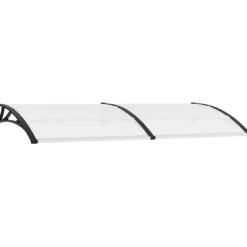 Ovikatos musta ja läpinäkyvä 240x80 cm pc - FinePRICE