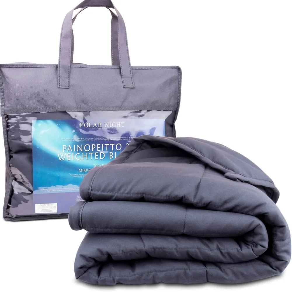 Painopeitto 100x150 cm 3 kg mikrokuitu - Polar Night Discount