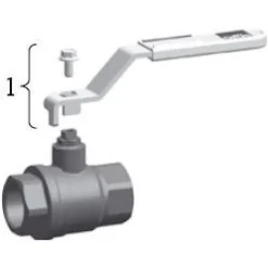 Palloventtiili 400020 MS DN20 - Oras New