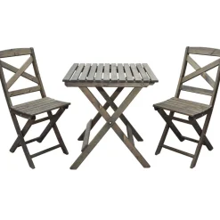 Baltic Garden Parvekesetti Wilma 65x65cm pöytä + 2 tuolia er värejäa Sale