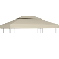Paviljongin kangaskatto 310g/m² beige 3x4m - FinePRICE