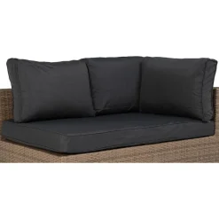 Pehmusteen päällinen Bahamas- sohvan päätymoduuliin tummanharmaa - Comfort Garden Outlet