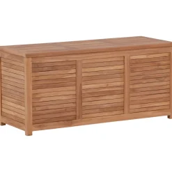 Pehmustelaatikko Trento 2, 50x130x60cm, luonnollinen tiikki - Venture Home Best