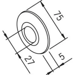 Peitelaippa 102003 27x75 mm kromi - Oras Online