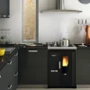 Eva Calòr Pellettihella Nina 7.2kW, musta Hot