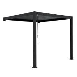 Home4you Pergola Mirador-111, 300x400cm, seinäasennus, tummanharmaa Hot