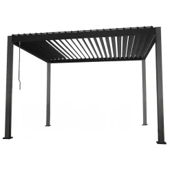 Home4you Pergola Mirador-111, 300x400cm, tummanharmaa Online