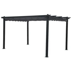 Landskap Pergola Skugga, musta, eri kokoja Hot