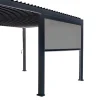 Pergolan rullakaihdin Mirador-111, 300cm, harmaa - Home4you Online
