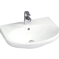 Pesuallas Nautic, 60 cm, pultti/kannatinkiinnitys, ilman hananreikää, vakiopintakäsittely - Gustavsberg Online