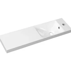 Pesuallas Agos 80x22cx11 cm, vasen/oikea, valkoinen - Interia Clearance
