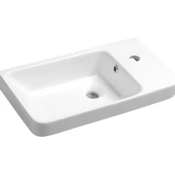 Interia Pesuallas Luxa 550 x 300 mm valkoinen keraaminen, oikea