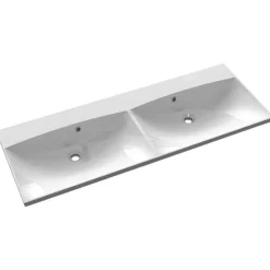 Interia Pesuallas Maria 1200 x 460 mm kaksialtainen kivi valkoinen