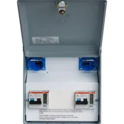 HARJU ELEKTER Pihakeskus / auton lämmitys- ja latausasema 8MMO467S, 2x supersuko, 2x3.6kW(1x16A), hidaslataus Online