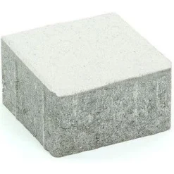 Pihakivi Kartanonoppa 80 138x138x80 mm sileä valkoinen - Rudus Best