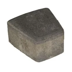 Pihakivi Klassikko iso kaarre 60 110x115x60 mm sileä musta - Rudus Sale