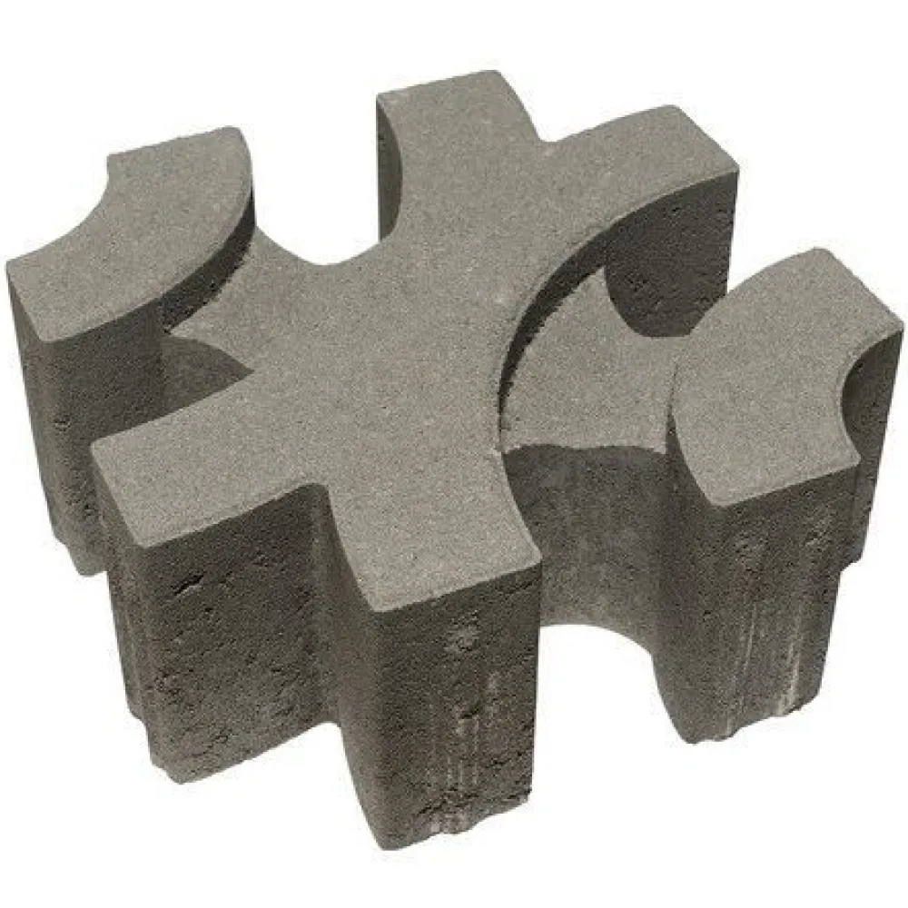 Pihakivi Riimukivi 300x300x120 mm sileä harmaa - Rudus Best