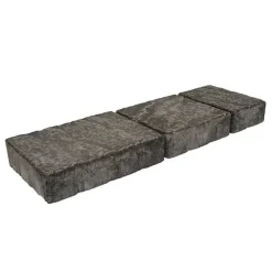 Rudus Pihakivisarja Torino-kivet 60mm antiikkipinta musta New