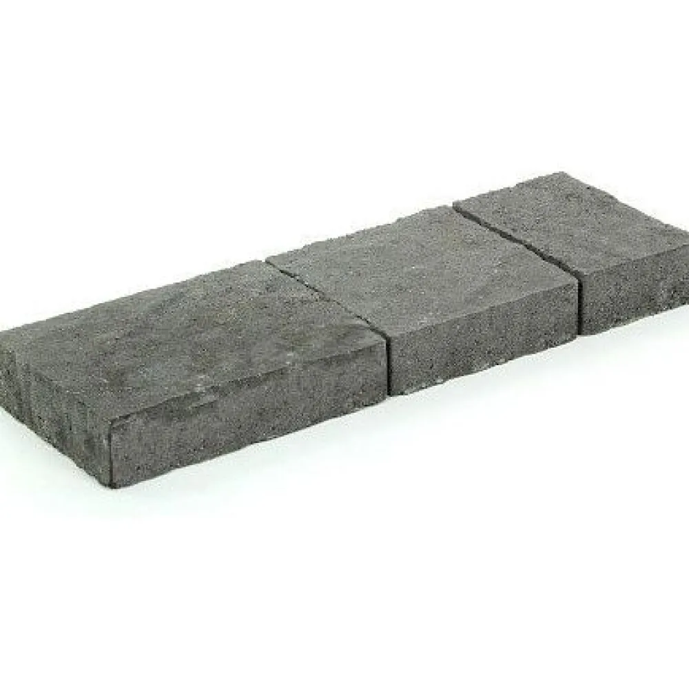 Rudus Pihakivisarja Torino-kivet 60 mm profiloitu musta Outlet
