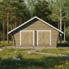 Pihavarasto/lato R-XXL, 25m², rakomallinen - LP Garden