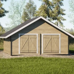 LP Garden Pihavarasto/lato  S-XXL, 25m², suoraseinäinen Clearance