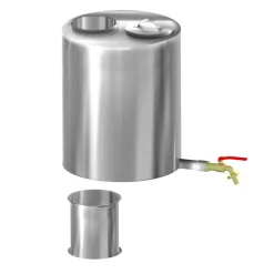 Schiedel Piippusäiliö Ø 115 mm piippuihin kirkas rst Discount