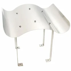 Piipunhattu 60x80x39cm, ruostumaton teräs, hopea - FinePRICE Clearance