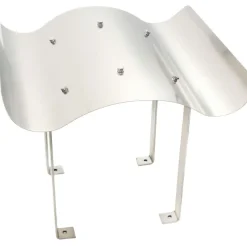 FinePRICE Piipunhattu 50x50x37cm, ruostumaton teräs, hopea Outlet