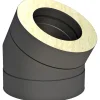 Piipun/hormin mutka 30° Ø150 mm musta - Jeremias Clearance