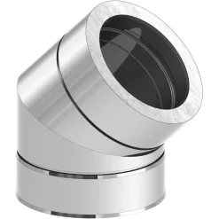 Piipun/hormin mutka 45° Ø150 mm rst - Jeremias