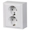 ABB Pistorasia Impressivo 2S/16A/IP21 PPJ HL valkoinen Hot