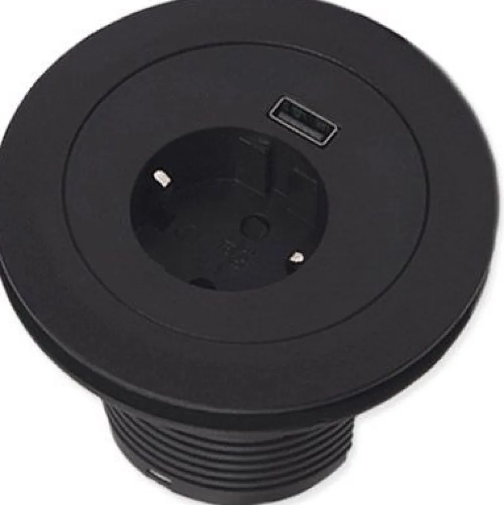 Limente Pistorasia Tag USB A, IP20 240V New