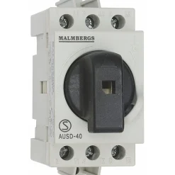 Malmbergs Pääkytkin 40A 3-napainen 2 moduulia New