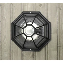 Noor Plafondi Monza Ø283x150 mm musta Sale