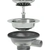 Pohjaventtiili , 1 1/2", 114mm - Prevex Outlet