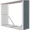 Fornorth Polttopuukatos 242x89x190cm, 2.15m² Outlet