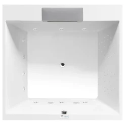 Poreamme Came Falls Highline Hydro, 1750x1750x500mm, 720l, valkoinen - Interia Outlet