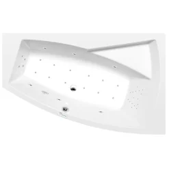 Interia Poreamme Evia Highline Hydro-Air, 1700x1000x470mm, oikea, 255l, valkoinen Outlet