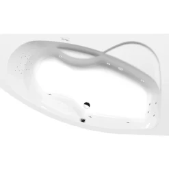Interia Poreamme Mamba Highline Hydro, 1600x950x440mm, oikea, 235l, valkoinen New