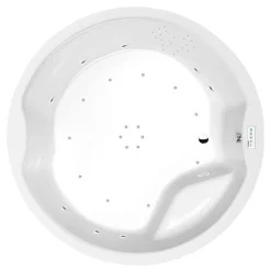 Poreamme Royal Highline Hydro-Air, 1720x1720x490mm, 580l, valkoinen - Interia Hot