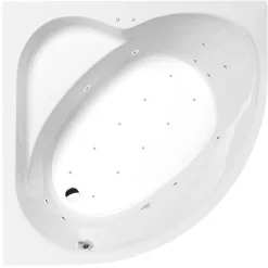 Poreamme Sirius Active Hydro-Air, 1300x1300x430mm, 265l, valkoinen - Interia Clearance