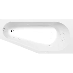 Interia Poreamme Tigra Highline Hydro, 1700x800x460mm, oikea, 225l, valkoinen Clearance