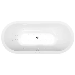 Interia Poreamme Viva Attraction Hydro-Air, 1750x800x470mm, 235l, valkoinen Hot