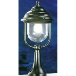 Noor Porttivalaisin Kello Ø240x520 mm musta/kulta Outlet