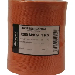 Piippo Propeenilanka 1200m 1kg oranssi Hot