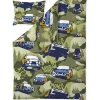 Vallila Pussilakanasetti Ralli 150x210cm vihreä Outlet
