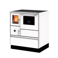 Puuliesi Dominant Eco design 70 lasiovella 7 kW (90-175 m²), eri värejä - AlfaPlam Discount