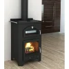 Puutakka/puuhella Monza 14kW, musta - Bronpi New