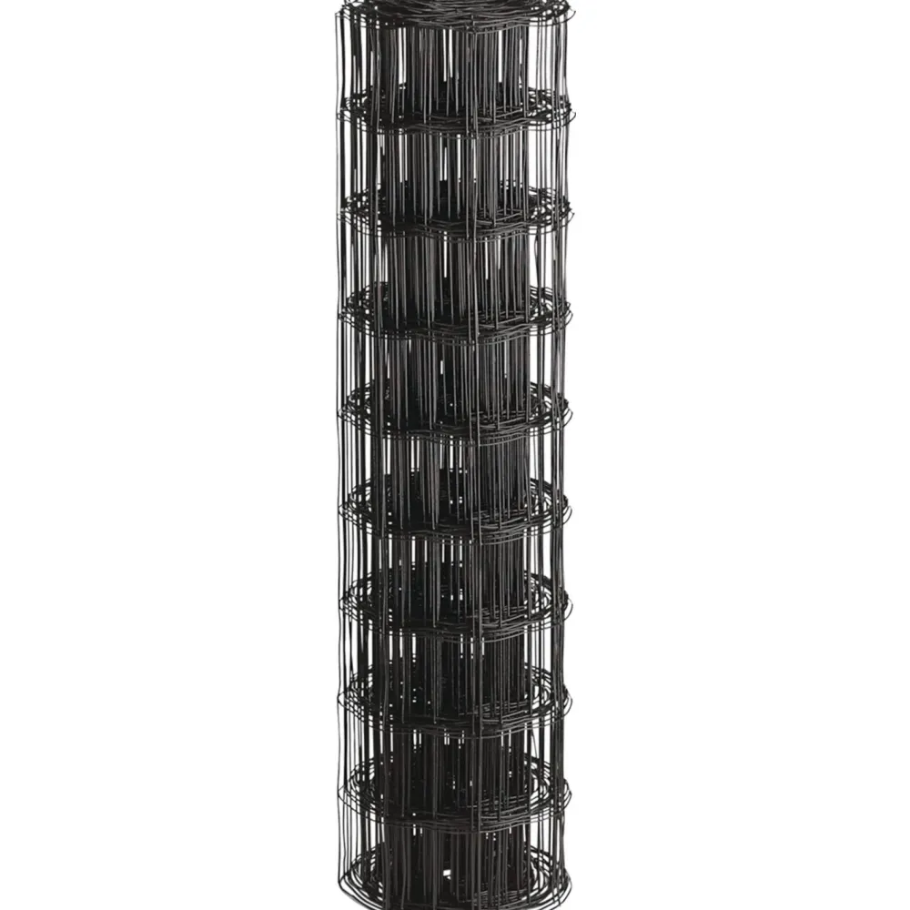 Hortus Puutarha-aita 10x10cm 0,9x25m 0% PVC musta